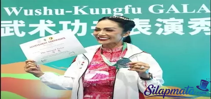 Krisdayanti Jadi Satu-satunya Artis Indonesia di Kejuaraan Wushu Dunia